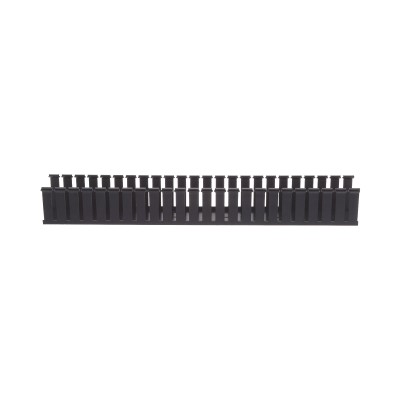 Canaleta Ranurada de PVC sin Tapa, Tipo G, 82.6 mm de Ancho, 79.2 mm d