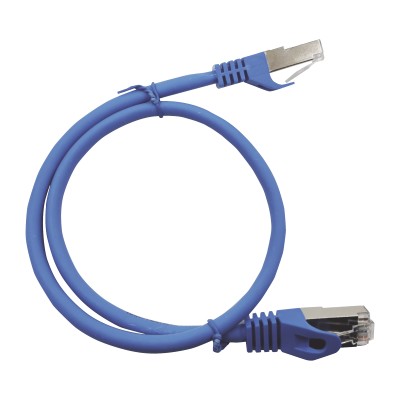 Patch Cord Cat6A 10G Blindado 3.0 Metros (9.84 Pies) Azul