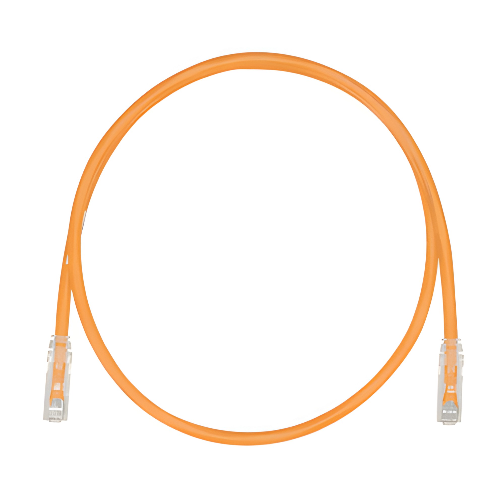 Cable de Parcheo TX6, UTP Cat6, Diámetro Reducido (28AWG), Color Naran