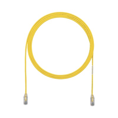 Cable de Parcheo TX6, UTP Cat6, Diámetro Reducido (28AWG), Color Amari