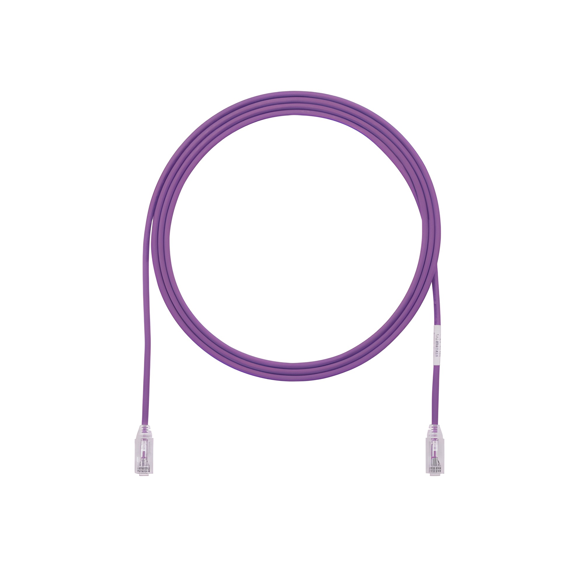 Cable de Parcheo TX6, UTP Cat6, Diámetro Reducido (28AWG), Color Viole