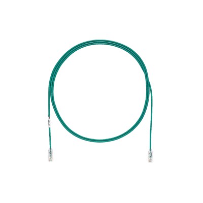Cable de Parcheo TX6, UTP Cat6, Diámetro Reducido (28AWG), Color Verde
