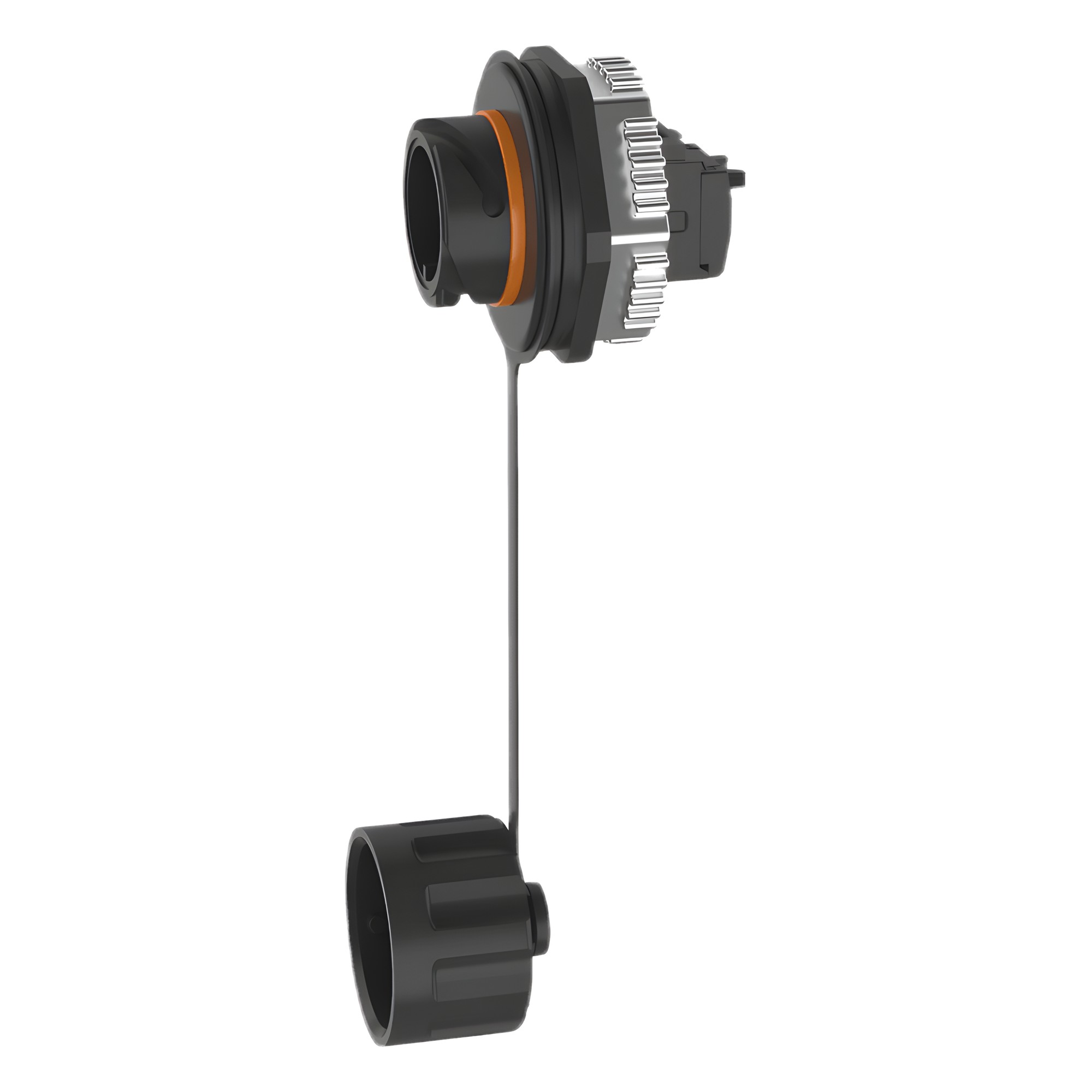Conector Jack RJ45 de Uso Industrial Estilo TG, Categoría 6A, Con Tapa