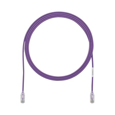 Cable de Parcheo TX6, UTP Cat6, Diámetro Reducido (28AWG), Color Viole