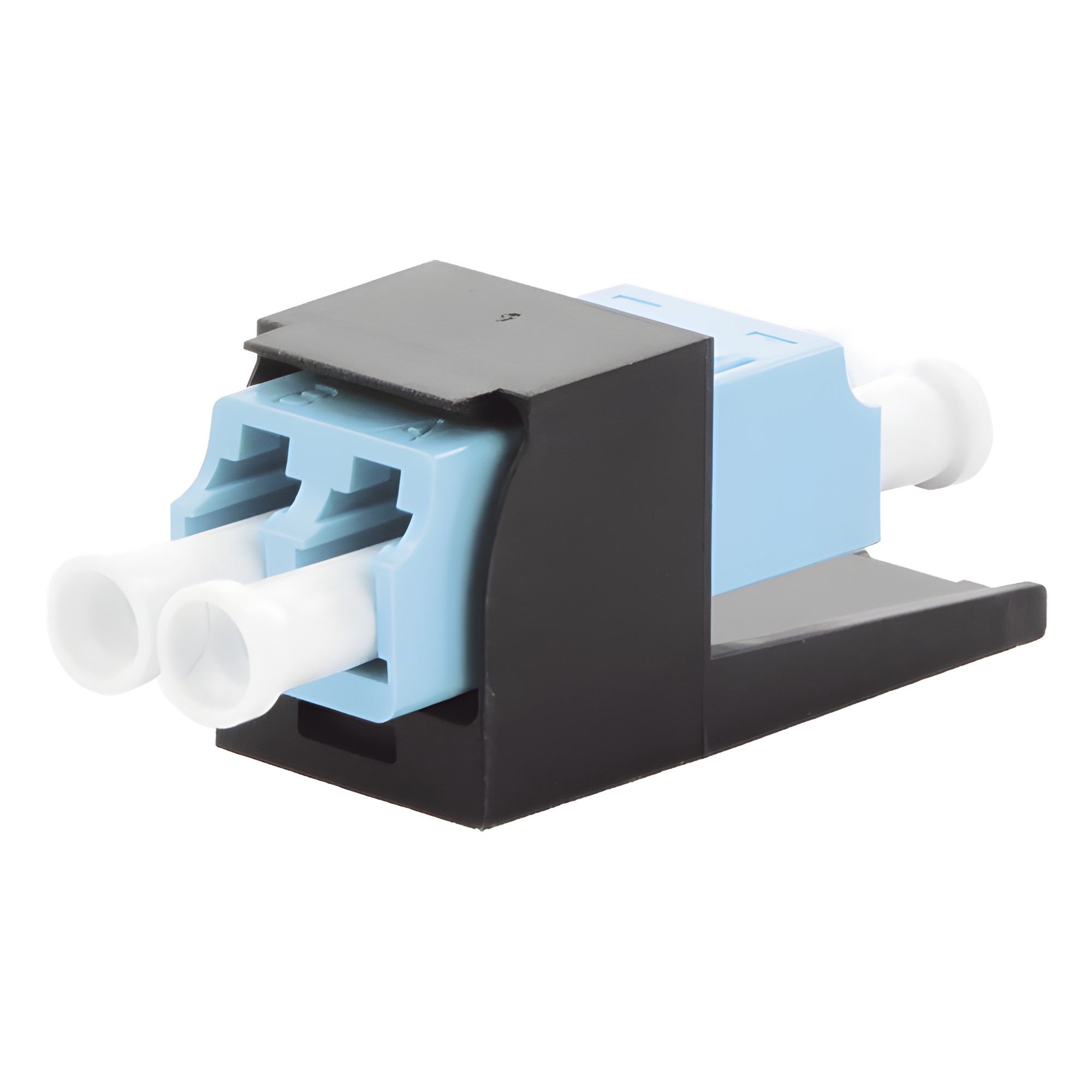 Módulo Acoplador LC Duplex, para Fibra Óptica Multimodo OM3/OM4, Tipo 