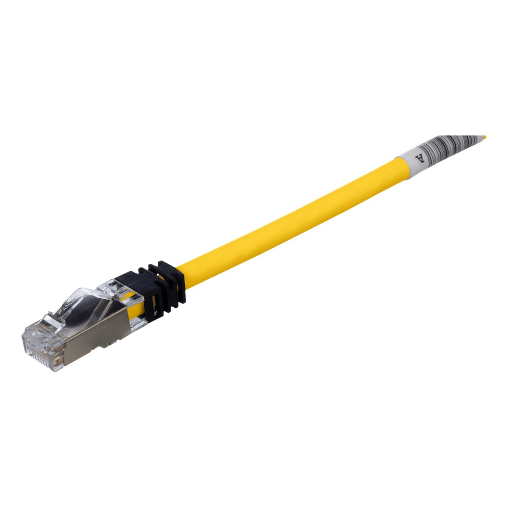 Patch Cord Cat6A, Blindado S/FTP, CM/LS0H, 3 Metros, Color Amarillo