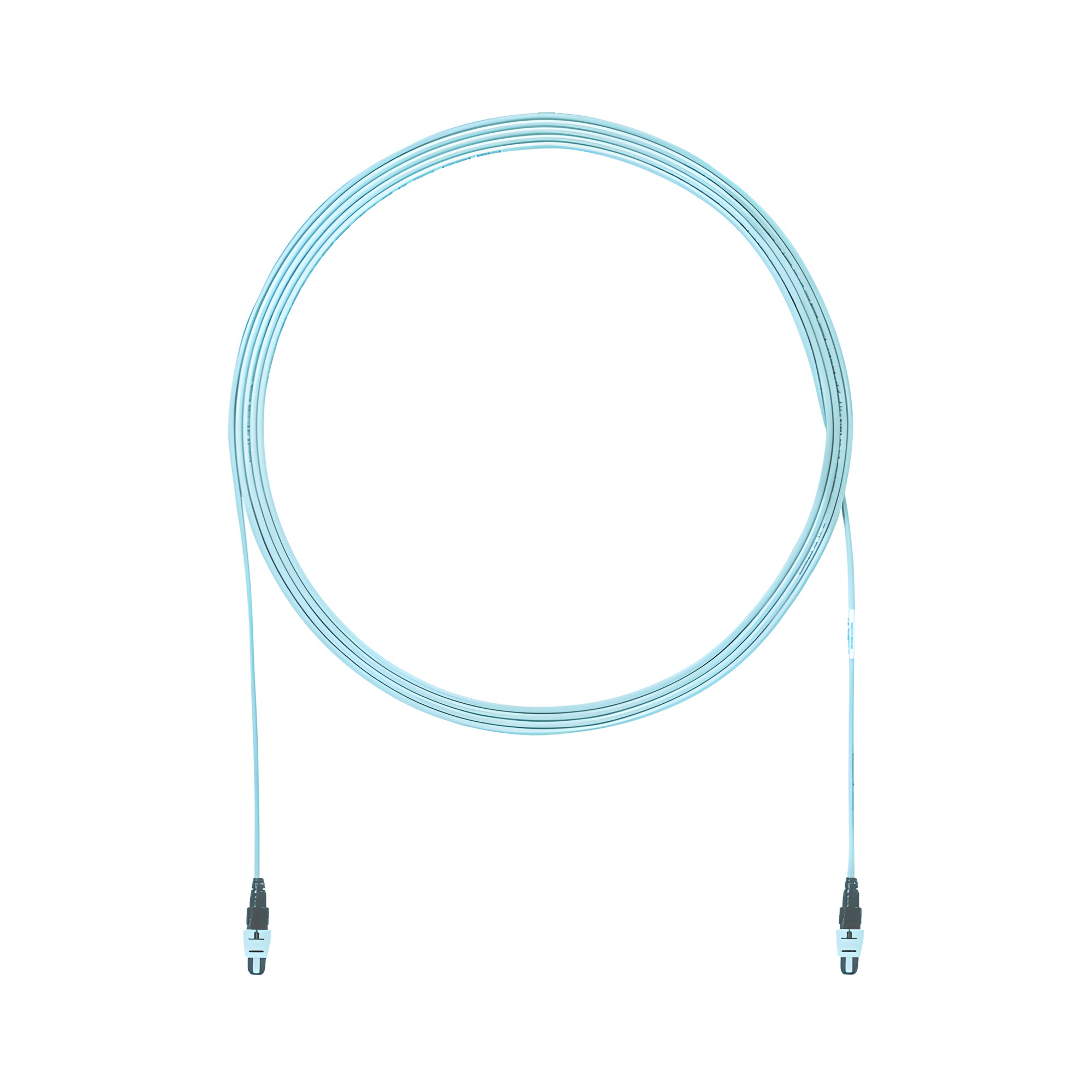 Cable de Interconexión de 12 Fibra Ópticas Multimodo OM4, Con Conector