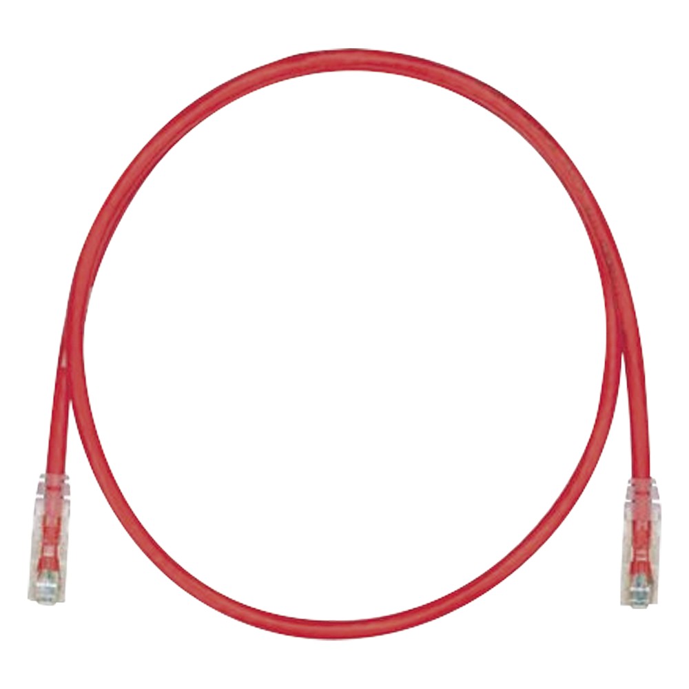 Cable de Parcheo TX6, UTP Cat6, 24 AWG, CM, Color Rojo, 30.48 Metros (