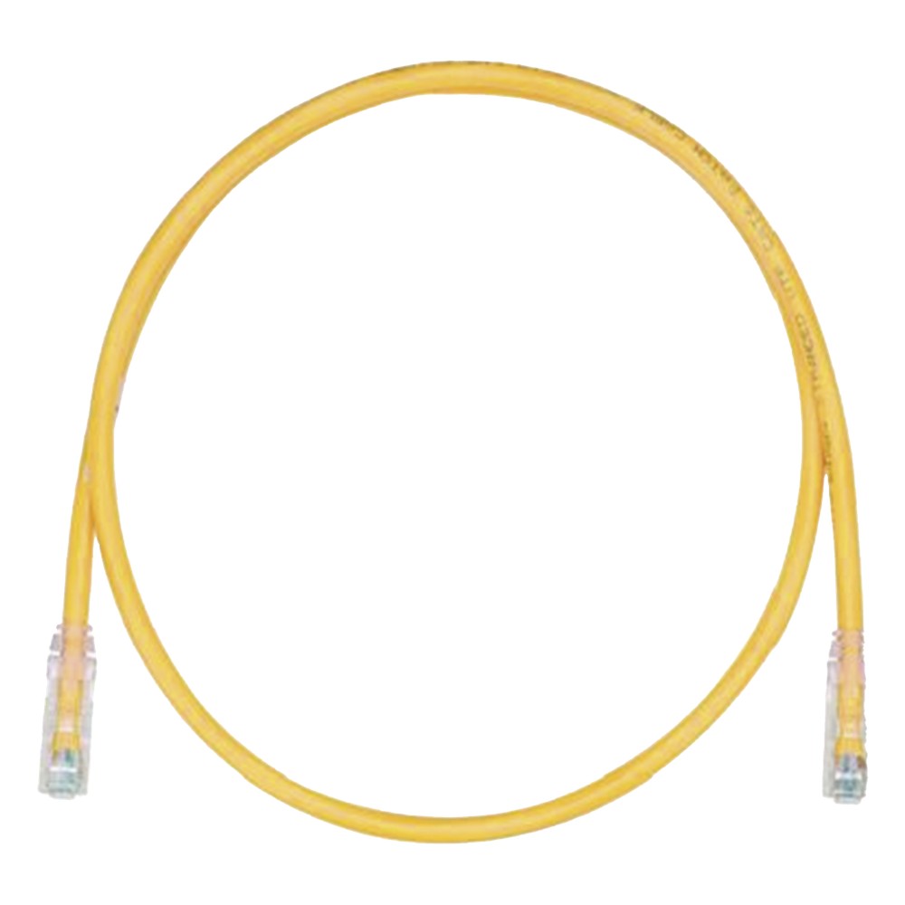Cable de Parcheo TX6, UTP Cat6, 24 AWG, LSZH, Color Amarillo, 8 Metros