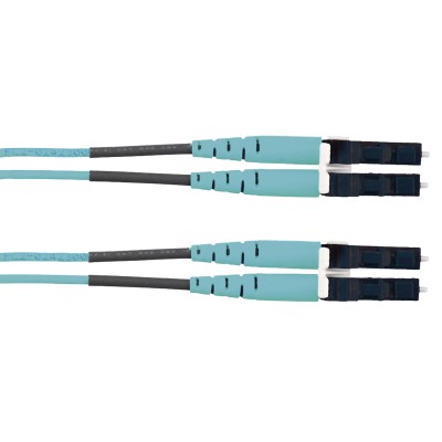 Jumper de Fibra Optica Multimodo 50/125 OM3, LC-LC Duplex, LSZH (Cero 