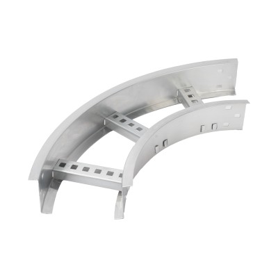 Curva Horizontal de Aluminio de 90° Perfil Z / Peralte 3 1/4" / Ancho 