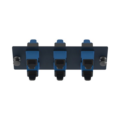 Placa Acopladora de Fibra Óptica FAP, Con 6 Conectores SC Simplex (6 F