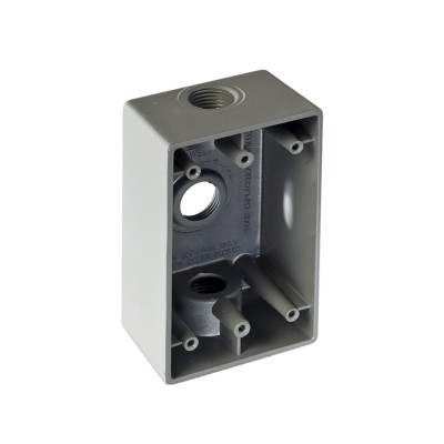 Caja Condulet FS de 1/2" (12.7 mm) con tres bocas a prueba de intemper