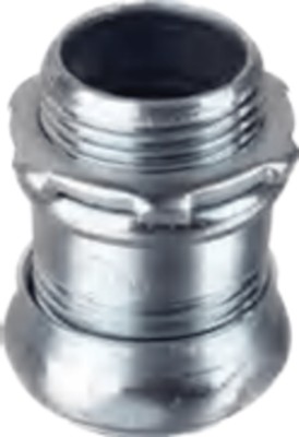 Conector de Compresión de Acero Galvanizado para Pared Delgada de 1/2"