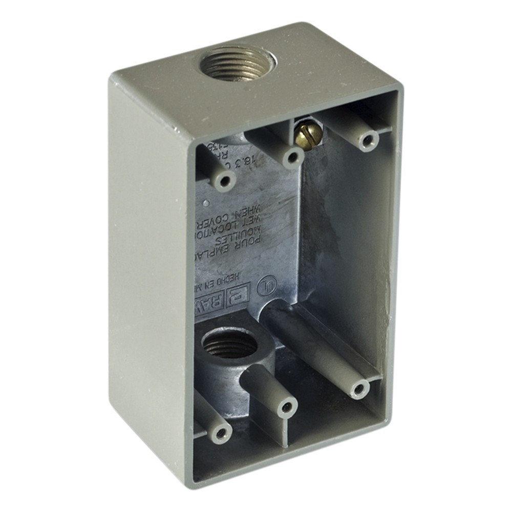 Caja Condulet FS de 1" ( 25.4 mm) con dos bocas a prueba de intemperie