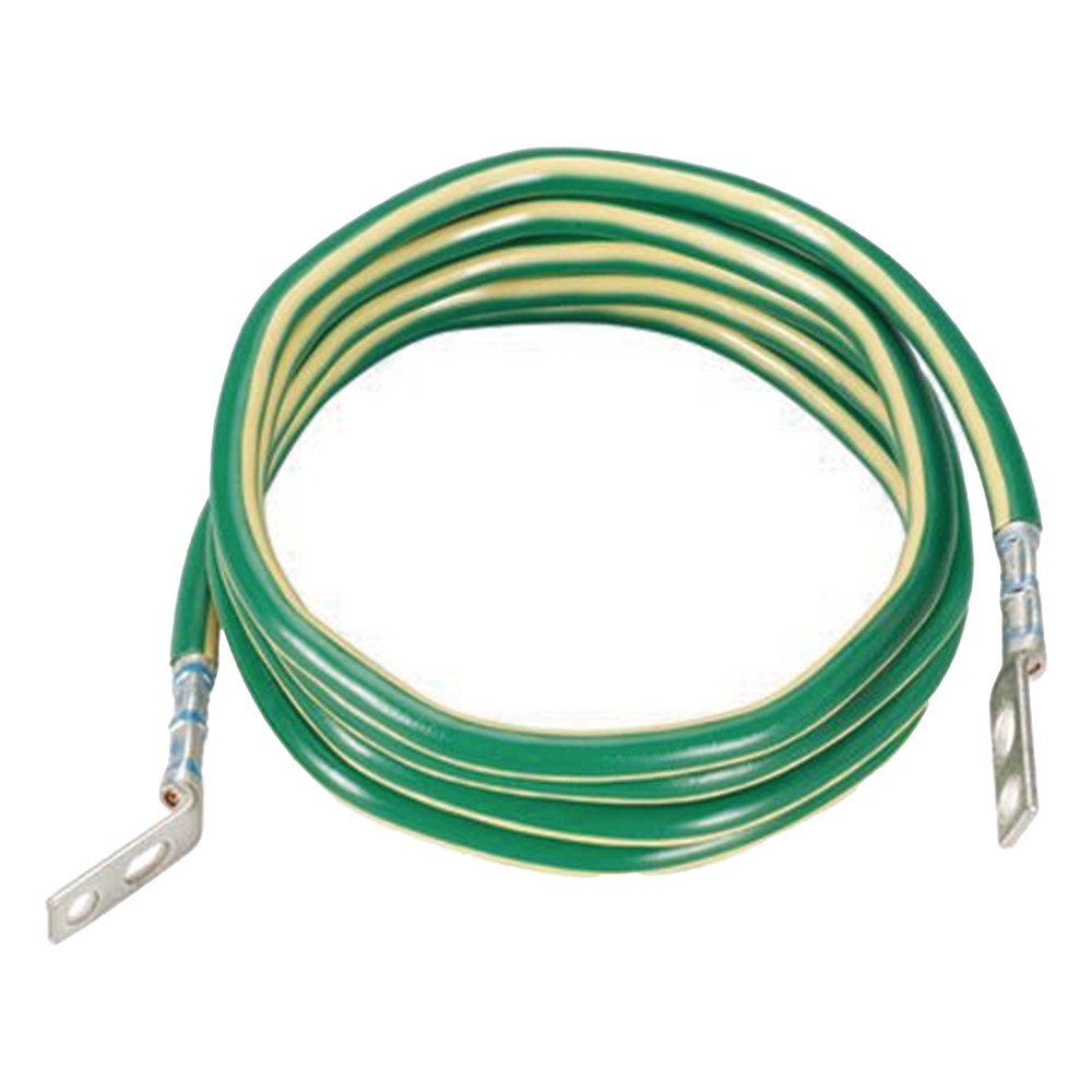 Jumper para Aterrizar Equipos, 6 AWG, con Terminal Doblada a 45 Grados