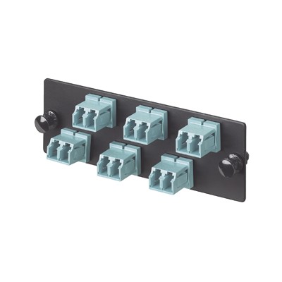 Placa Acopladora de Fibra Optica FAP, Con 6 Conectores LC Duplex (12 F