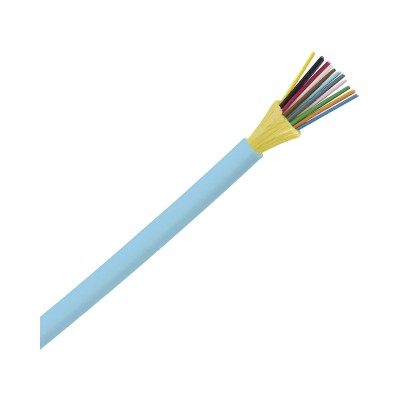 Cable de Fibra Óptica de 12 Hilos, Multimodo OM3 50/125 Optimizada, In