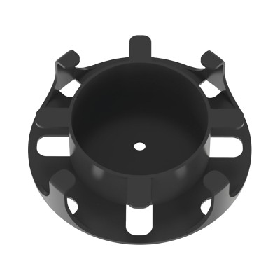 Administrador de Fibra Óptica en Paneles Opticom de 1 UR, Color Negro,