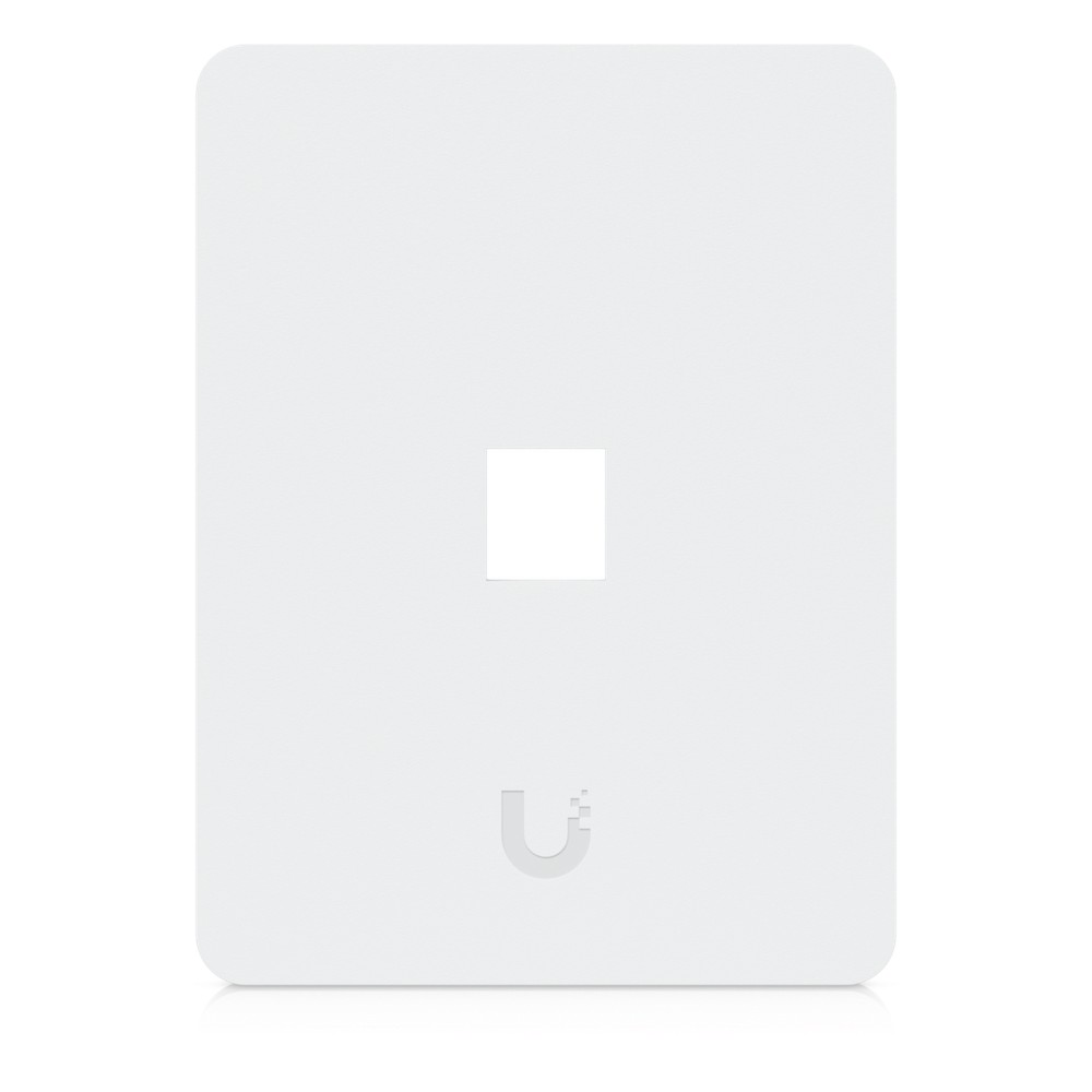 Placa de Pared Vertical Universal para Keystone de 1 Puerto con Cubier