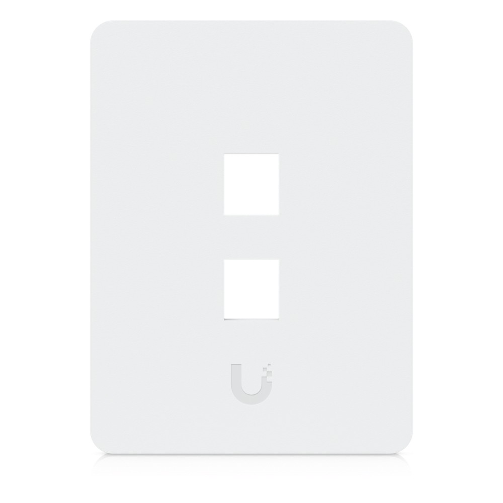 Placa de Pared Vertical Universal para Keystone de 2 Puertos con Cubie