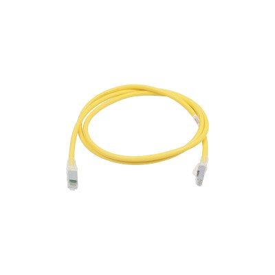 Patch Cord Z-MAX Cat6A UTP, CM, 1.52 Metros (5 Pies), Color Amarillo