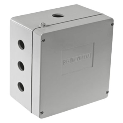 Caja de Unión de Aluminio con 3 salidas de 3/4" / 3 Orificios en la pa