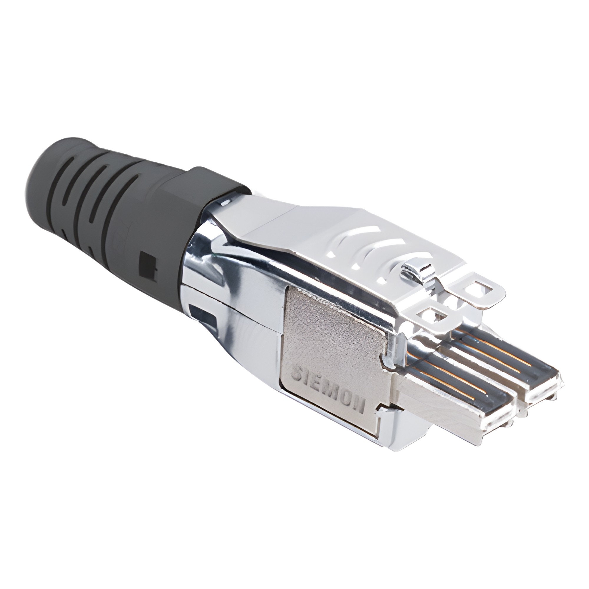 Plug TERA de 4 Pares, Compatible con Cable Multifilar de 0.48 mm (26 A