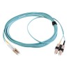 Jumper de Fibra Óptica Multimodo 50/125 XGLO OM3, LC-SC Duplex, OFNR, 