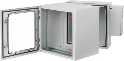 Gabinete Rack ProTek con Bisagra Doble Tipo 4 12U, Ventana de Vidrio, 