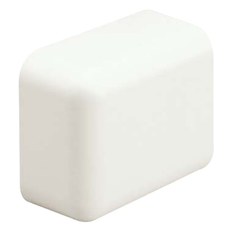 Tapa Final, para uso con canaleta LD10, material ABS, Color Blanco Mat