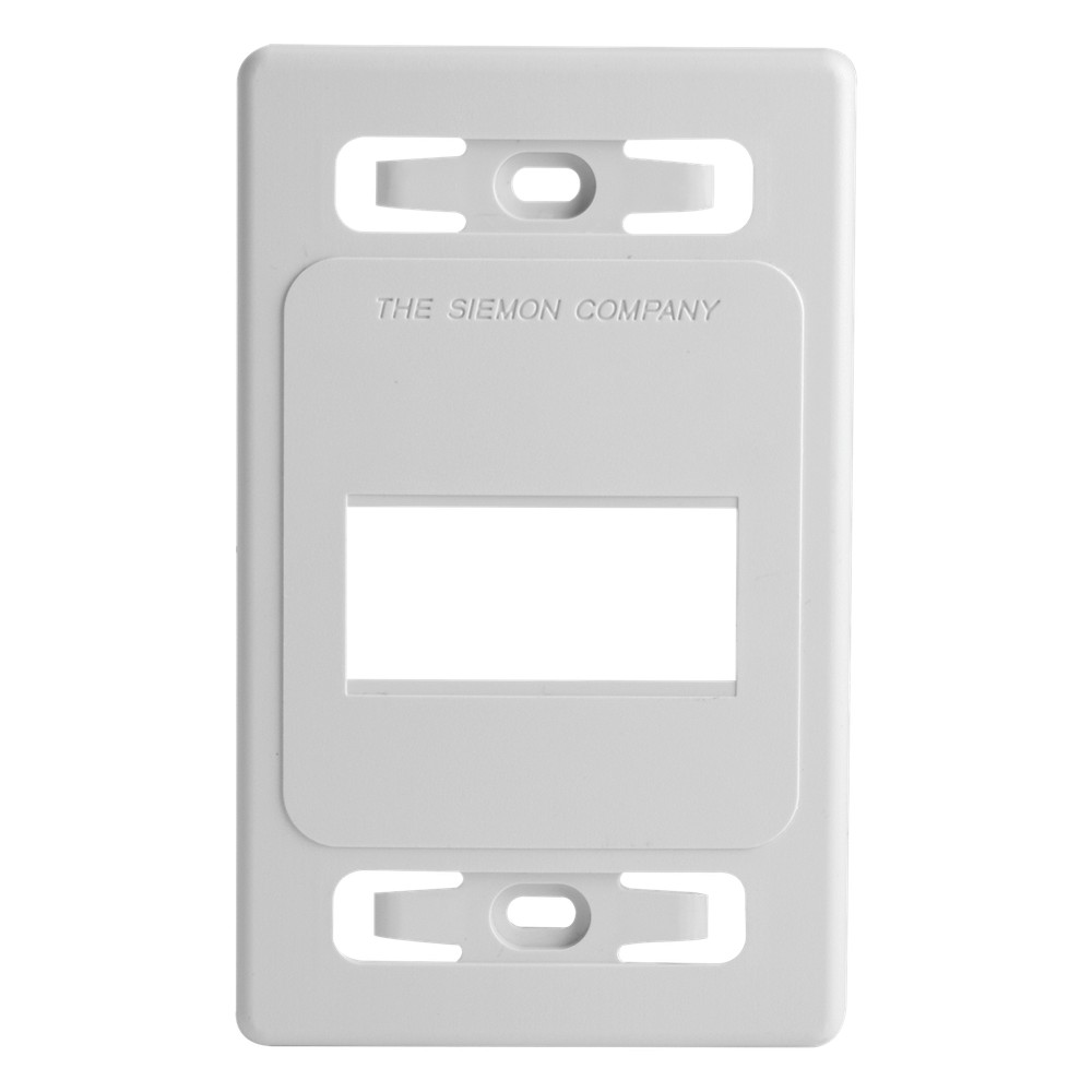 Placa de Pared Modular MAX, de 3 Salidas, Color Blanco