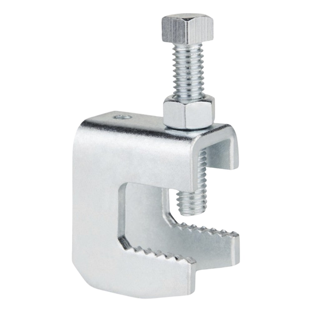 Mordaza de Acero Fija barras de 1 1/4", para varilla roscada de 1/2".