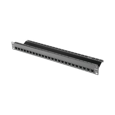 Patch Panel ZMAX with Jack UTP CAT6A 24 Port 1U Black
