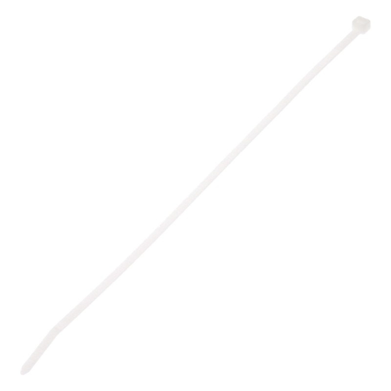 Cincho de Naylon 6.6, Color Natural, 290 mm largo x 3.7mm ancho, secci
