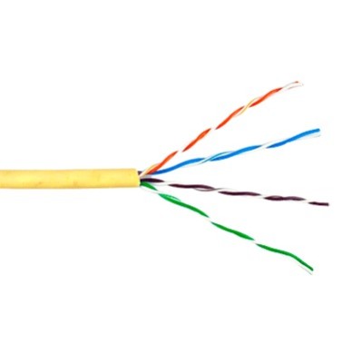 Bobina de Cable de 305 Metros (1000 Pies) UTP Cat6 Riser / Color Amari