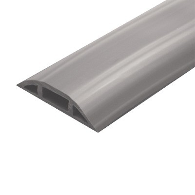 Canaleta flexible color gris de PVC auto extinguible tramo de 2.5m (93