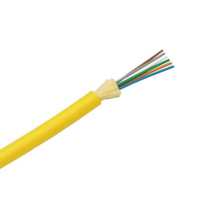 Cable de Fibra Óptica de 6 Hilos, Monomodo OS2 9/125, Interior, Tight 