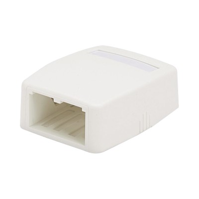 Caja de Montaje en Superficie, Para 2 Módulos Mini-Com, Color Blanco M