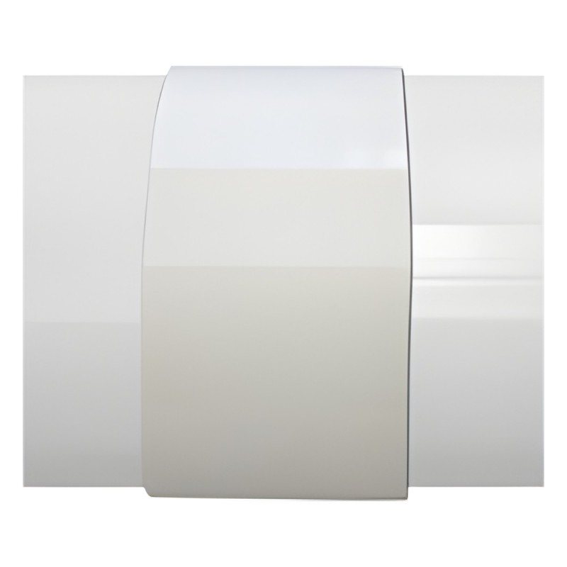 Pieza de unión color blanco de PVC auto extinguible,  para canaleta DM