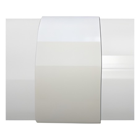Pieza de unión color blanco de PVC auto extinguible,  para canaleta DM