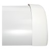 Tapa final de PVC auto extinguible color blanca,  para canaleta DMC4FT