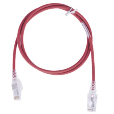 Patch Cord RJ45 6 UTP T568A/B CM/LSOH1 Rojo 2.13 Metros (7 Pies) 28AWG