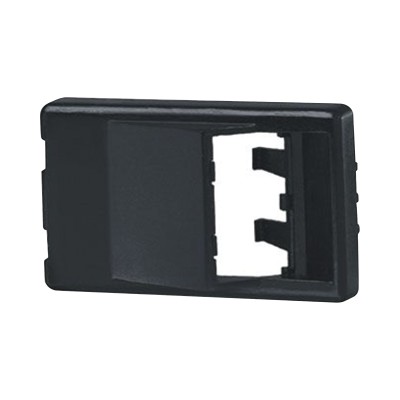 Placa de Mobiliario Modular Estándar, Salidas Para 2 Puertos Mini-Com 