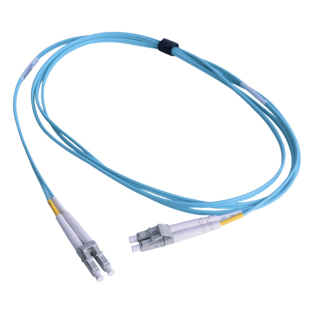 Jumper de Fibra Óptica Multimodo 50/125 OM3 XGLO, LC-LC Duplex, OFNR, 