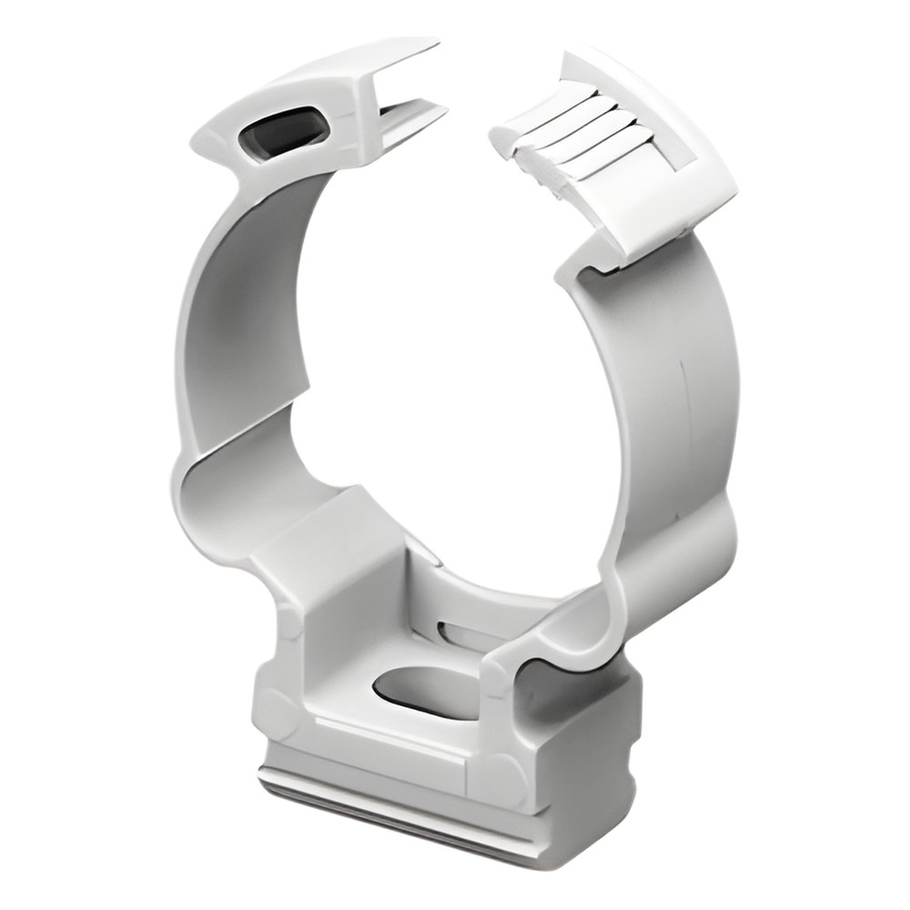 Soporte de collar (Abrazadera), PVC Auto-extinguible, cerrado para tub