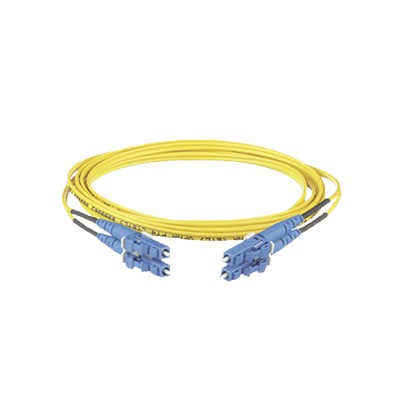Jumper de Fibra Optica Monomodo 9/125 OS2, LC-LC Duplex, OFNR (Riser),
