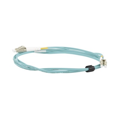 Jumper de Fibra Óptica Multimodo 50/125 XGLO OM3, LC-LC Duplex, OFNR, 