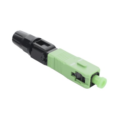 Conector de Fibra Óptica Pre-pulido Re-terminable Monomodo SC/APC 900u