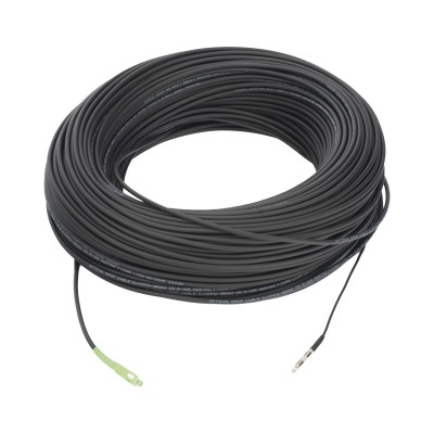 Rollo de Fibra Óptica Drop Redonda G657A2 Monomodo Simplex de 150 Metr